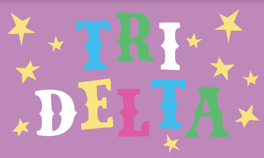 Oh My Stars Flag- Delta Delta Delta