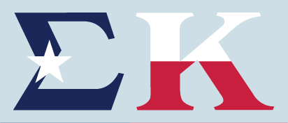 Sigma Kappa - Texas Flag Decal