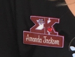 Name Tag - Sigma Kappa