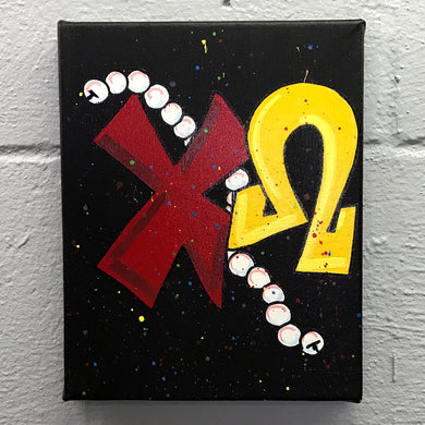 Splatter Canvas - Chi Omega