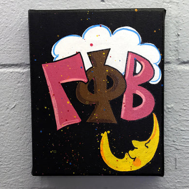 Splatter Canvas - Gamma Phi Beta