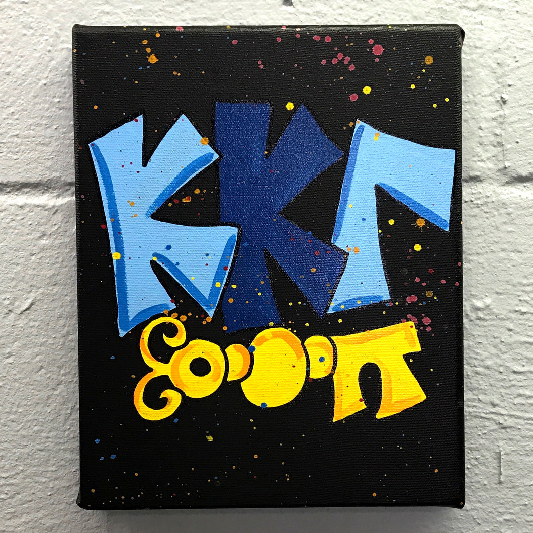 Splatter Canvas - Kappa Kappa Gamma