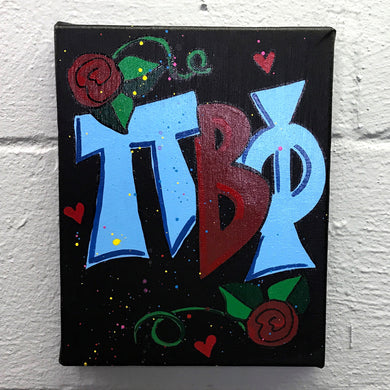 Splatter Canvas - Pi Beta Phi