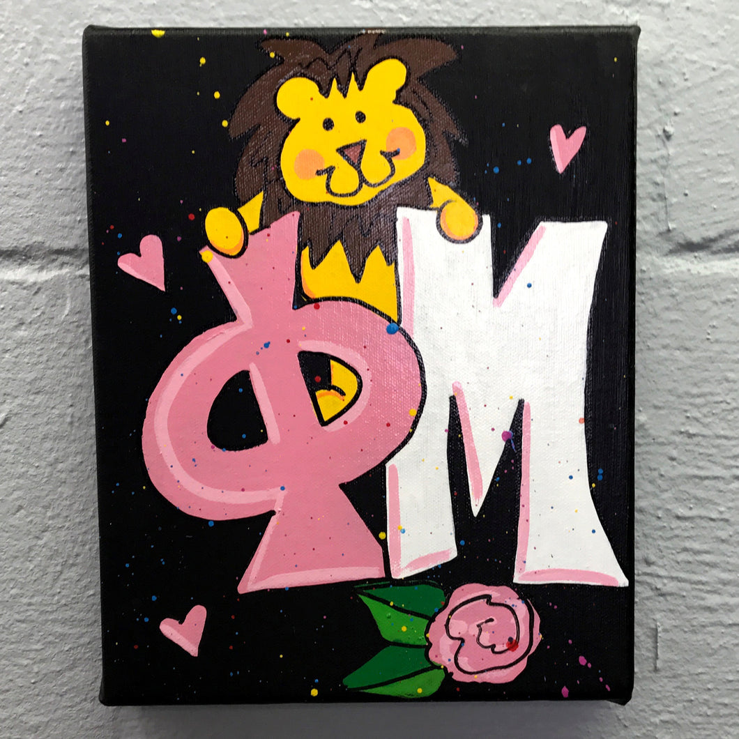 Splatter Canvas - Phi Mu