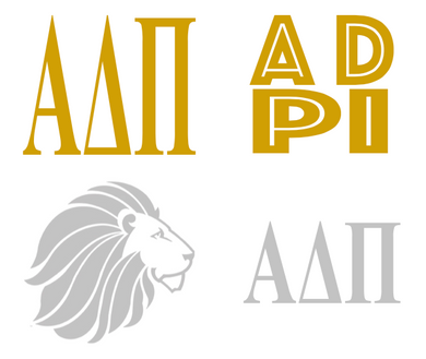 Metallic Sticker Pack - Alpha Delta Pi