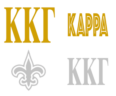 Metallic Sticker Pack - Kappa Kappa Gamma