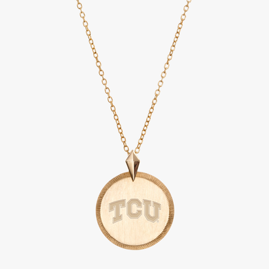 TCU Logo Petite Florentine Necklace