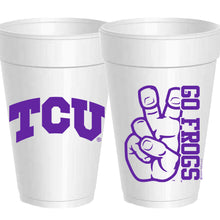 TCU Game Day Styrofoam Cup Collection