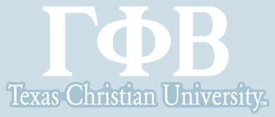 TCU Car Decal - Gamma Phi Beta