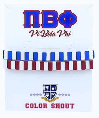 Enamel Tile Bracelets- Pi Beta Phi