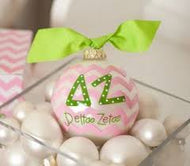 Chevron Sorority Ornament - Delta Zeta