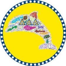Dana's Designs Round Magnet - Delta Delta Delta