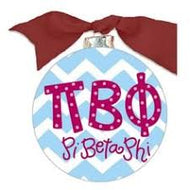 Chevron Sorority Ornament - Pi Beta Phi