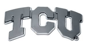 Chrome Auto Emblem - TCU