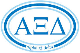 Oval Decal - Alpha Xi Delta