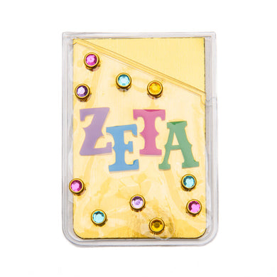 Bling Phone Wallet- Zeta Tau Alpha