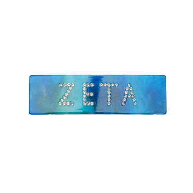 Rhinestone Hair Clip- Zeta Tau Alpha