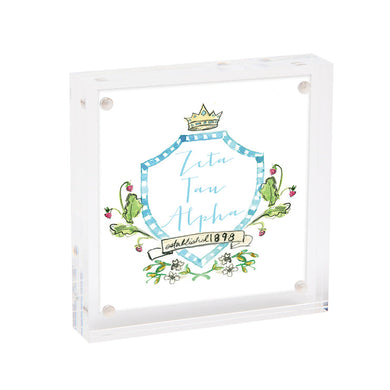 Mini Framed Motif Print- Zeta Tau Alpha