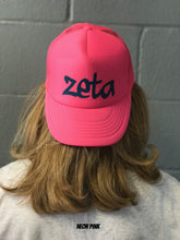 Highlighter Baseball Hats - Zeta Tau Alpha