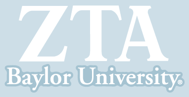 Zeta Tau Alpha / Baylor University - Car Decal