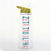 Flip Top Water Bottle - Zeta Tau Alpha