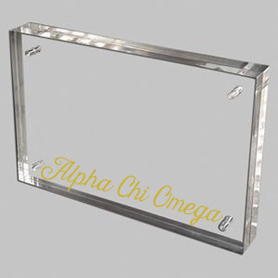 Acrylic Magnetic Frame- Alpha Chi Omega