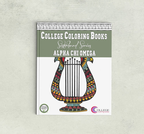 Adult Coloring Book - Alpha Chi Omega