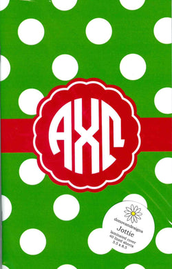Jottie Lined Journal - Alpha Chi Omega