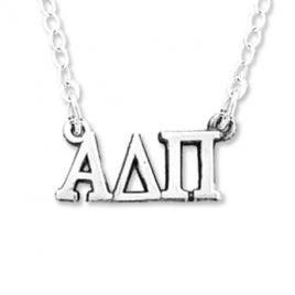 Letters Necklace - Alpha Delta Pi