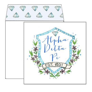 Sorority Greeting Card - Alpha Delta Pi