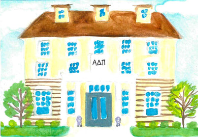 Sorority House Notecards - Alpha Delta Pi