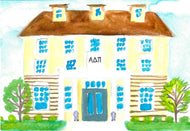 Sorority House Notecards - Alpha Delta Pi
