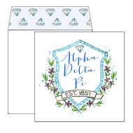 Sorority Greeting Card - Alpha Delta Pi