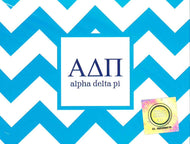 Chevron Notecards - Alpha Delta Pi