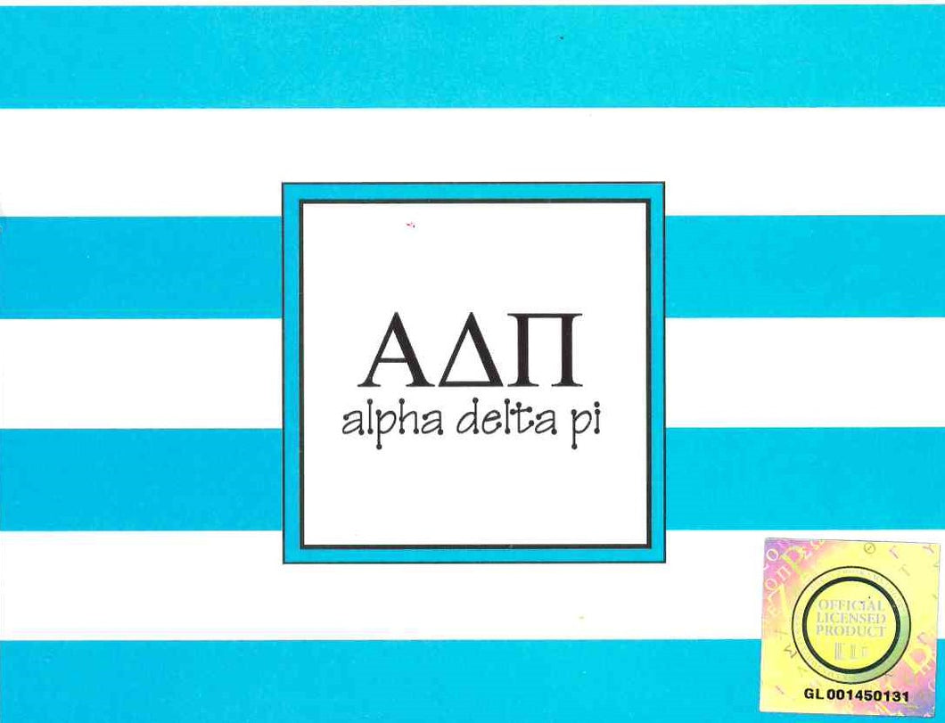 Stripe Notecards - Alpha Delta Pi