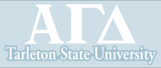 Tarleton State University Decal - Alpha Gamma Delta