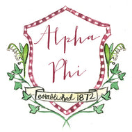 Crest Decal - Alpha Phi