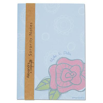 Mascot Notepad - Alpha Xi Delta