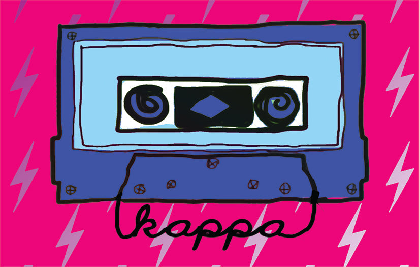Cassette Pillow- Kappa Kappa Gamma