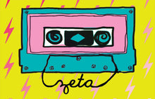 Cassette Pillow- Zeta Tau Alpha