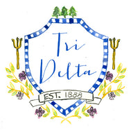 Crest Decal - Delta Delta Delta