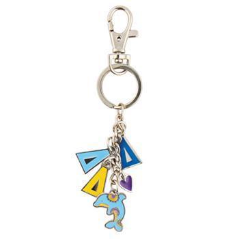 Charm Keychain- Delta Delta Delta