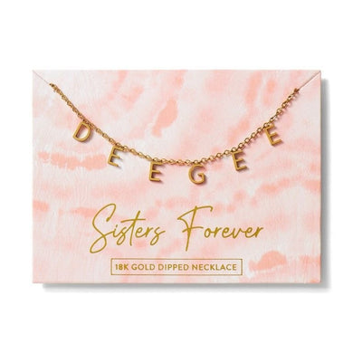 Name Necklace- Delta Gamma