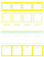 Sorority Label Stickers - Delta Delta Delta