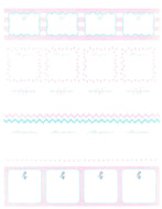 Sorority Label Stickers - Delta Gamma