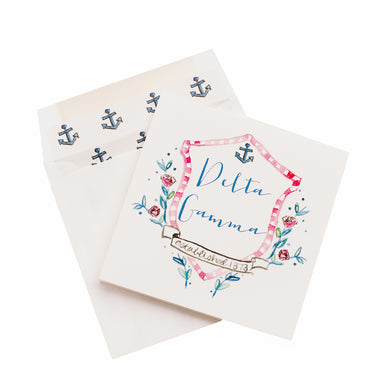 Sorority Greeting Card - Delta Gamma