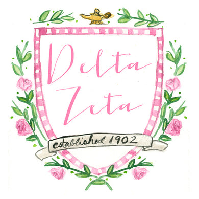 Crest Decal - Delta Zeta