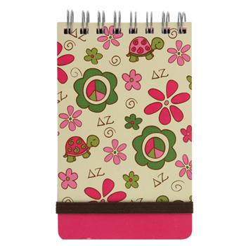 Peace Sign Memo Pad - Delta Zeta