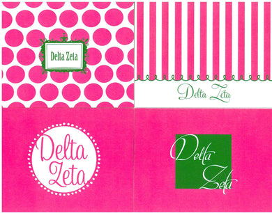 Multi-Design Notecards - Delta Zeta