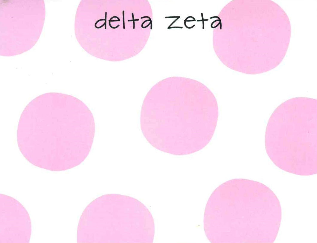 Small Polka Dot Notepad - Delta Zeta
